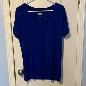 Merona Women's Short Sleeve Royal Blue Tee